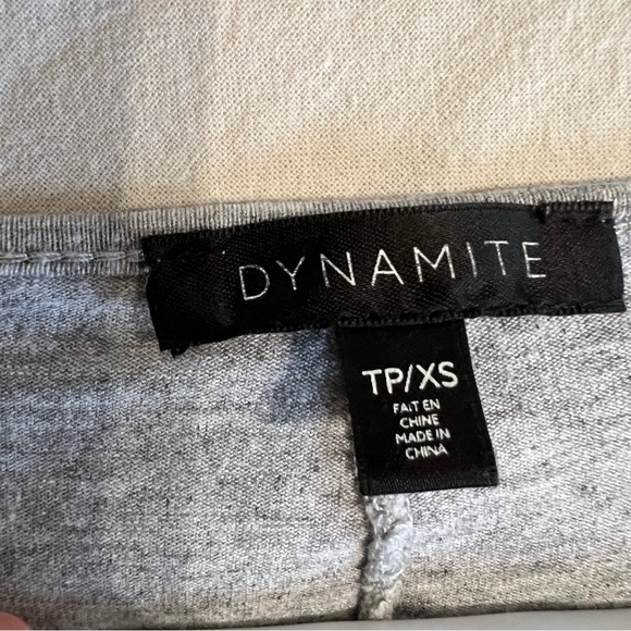 3 for $15 Dynamite Grey V-Neck T-Shirt - Picture 6 of 7
